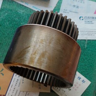 保定沈阳中捷镗床T612/T611镗床齿轮 内外齿  齿轮厚度76