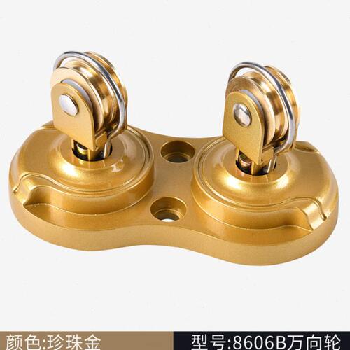 太太6608型 好升降晾衣架配件手摇器加厚防断裂型转角/全铝万向轮