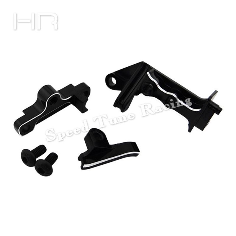 美国HR Axfial SCX10 II 90046 90047铝合金前后电池盒固定座