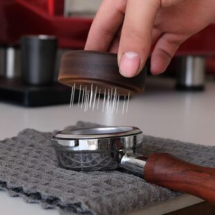 旋转针式布粉器均匀打散咖啡粉结块布粉针意式咖啡机手柄51/58mm