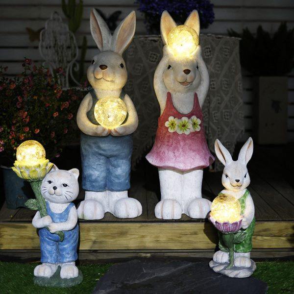 太阳能户外小夜灯露台装饰庭院花园布置阳台造景动物氛围摆件,家居饰品,户外/庭院摆件,淘宝优惠券,粉丝福利购,淘宝优惠卷