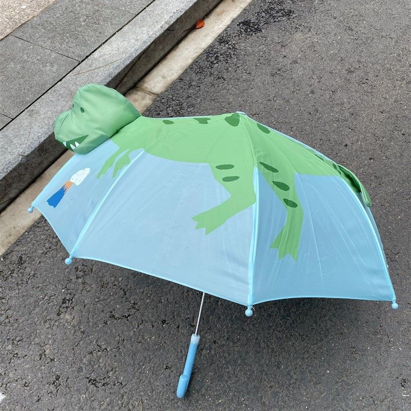 恐龙雨伞立体恐龙晴雨伞卡通长柄伞上儿童出门雨伞学生遮雨伞雨具,居家日用,伞,淘宝优惠券,粉丝福利购,淘宝优惠卷