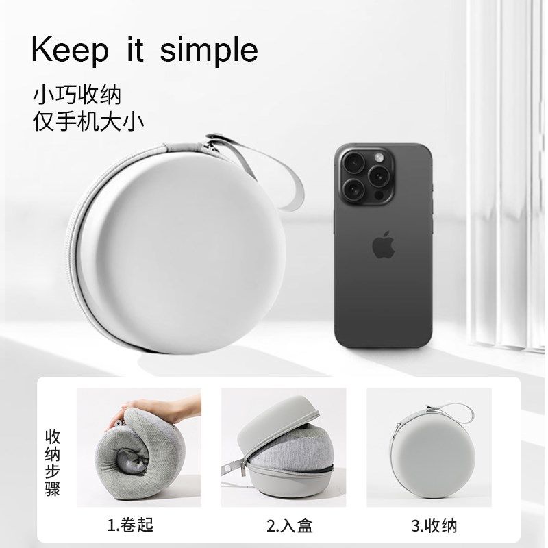 灰熊当家旅行记忆棉U型枕飞机便携护颈枕学生午睡枕靠枕汽车脖枕