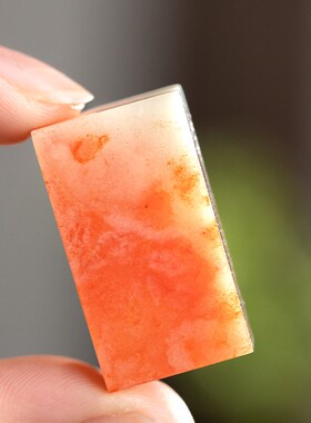 张小凤 孤品印章 寿山芙蓉老挝田黄天青石头章料随形方石空白引首