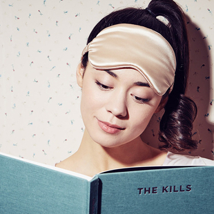 可定制真丝眼罩天然桑蚕丝睡眠遮光礼物缓解眼疲劳专用男女护眼罩