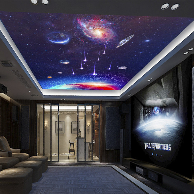星空顶吊顶家庭影音室KTV星空灯卧室天花板满天星流星雨LED光纤灯