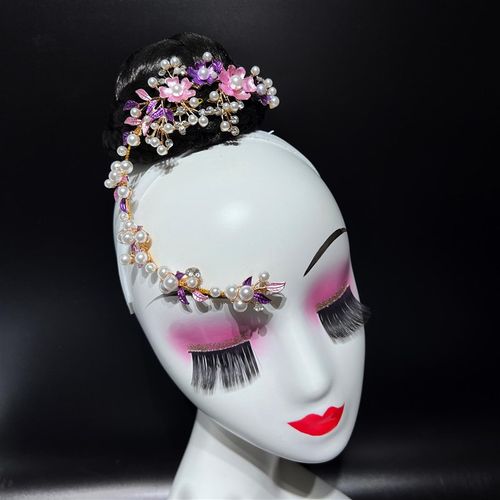 民族舞蹈桃李杯剧目滇南映少头饰独舞艺考古典傣族舞台表演发饰