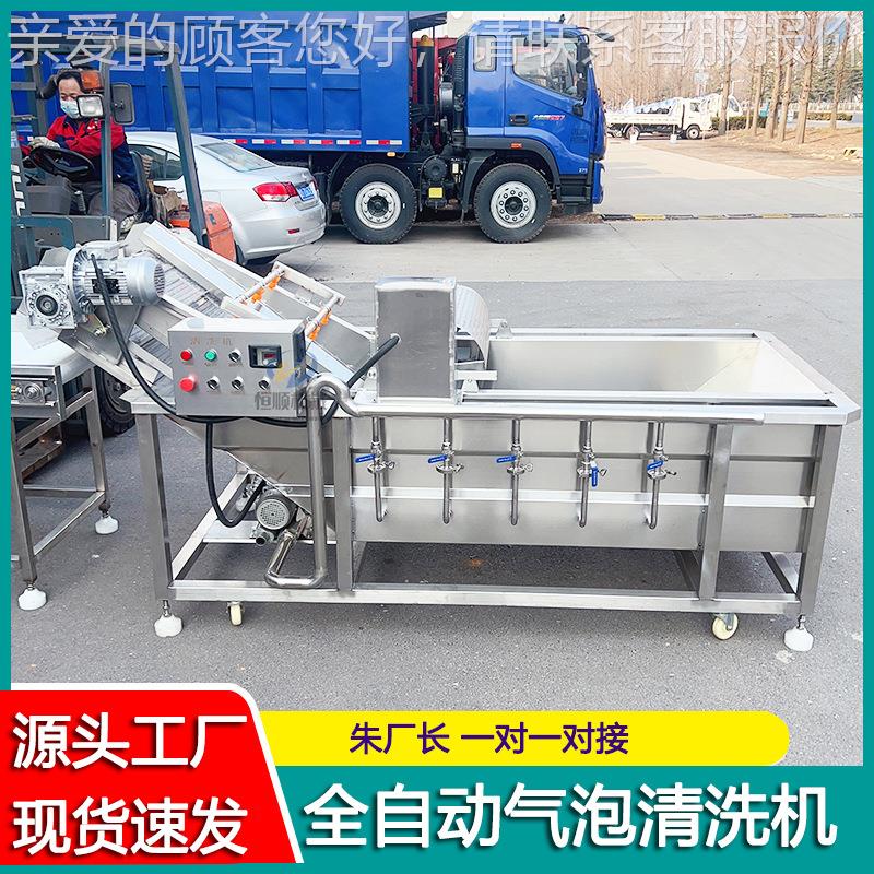 全自动净辣菜椒清鼓洗泡机气泡涡 轮去泥去杂气泡FKS清洗机 大型
