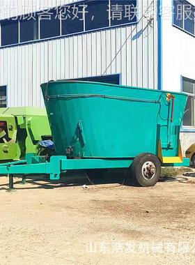 九方直连式tr日粮制备DFS机养殖麦草料粉碎m拌机12立立方双轴搅拌