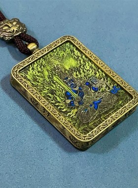 饰品吊坠西藏唐卡吊坠厂家十二生肖F八大守护神景区佛系纪念品代