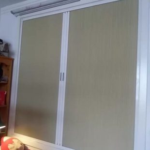 折叠伸缩 保暖挡风蜂巢帘窗户橱柜隐形卫生间两用纱窗帘阳台推拉式