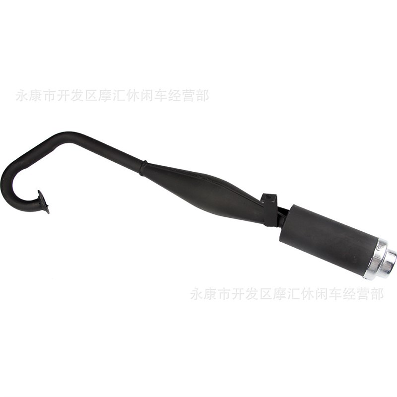 迷你配件47/49CC小型中跑车2冲程发动机排气管消声音器铁排