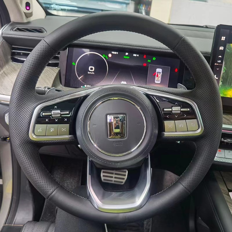 长城坦克500方向盘套真皮22-23-2E4款坦克400把套专用内饰手缝全