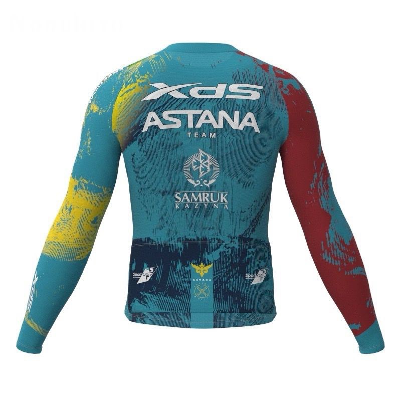 2025阿斯塔纳队版XDS联名短套骑行服单车服山地公路车衣速干男女