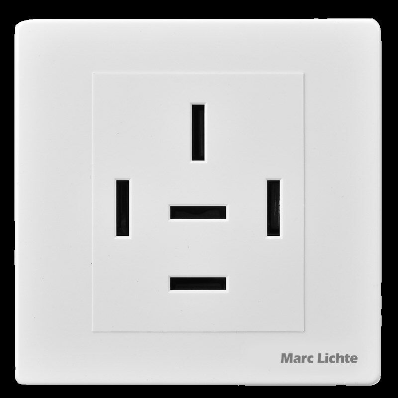 86型380v-440v三相五线四孔大功率插头插座面板工业专用机器电源