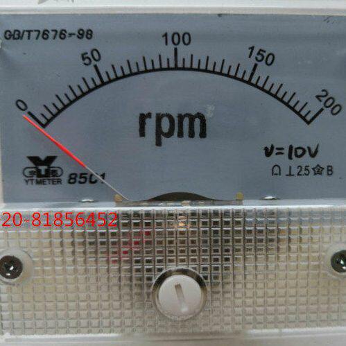 直流转分表转速表85C1-200rpm  r/min DC10V  GB/T7676-98