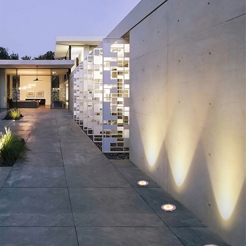 刻为户外防水地灯埋防尘景观w庭院花园草坪灯简约室外墙角灯工程