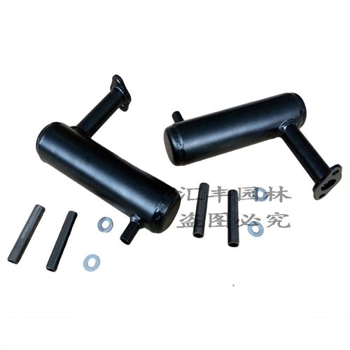 汽油伐木油锯低噪音消声器排气管配件52/58/59无声消音器静音通用