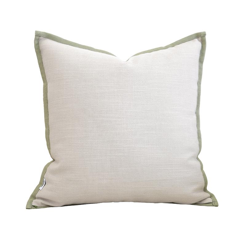 现代简约纯色棉麻抱枕夏季u凉感靠垫客厅沙发枕头卧室床头靠枕枕