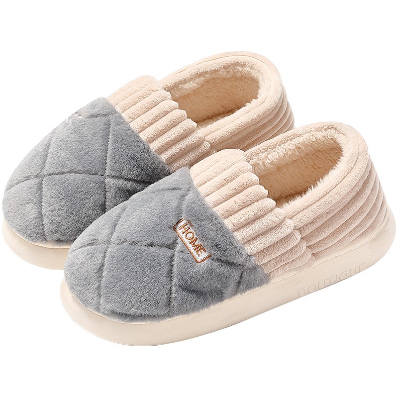 棉拖鞋男士冬季外穿2023新款y包跟室内家居防滑厚底加绒毛保暖棉