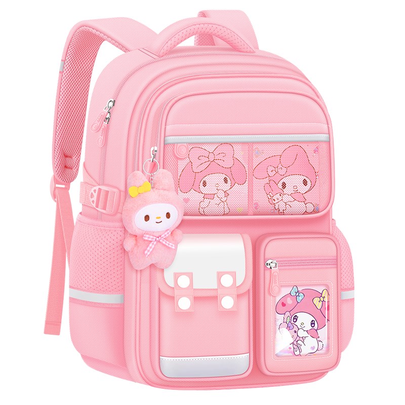 小学生美乐蒂书书包女一二三四五六年级轻M便大容量减负护脊双肩