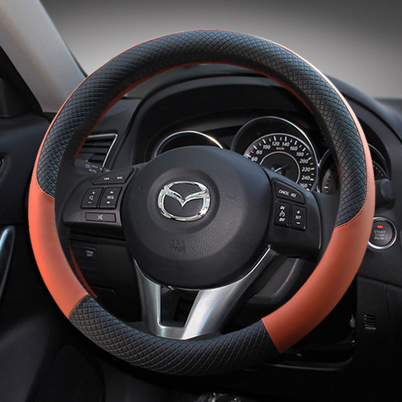 马自达CXd5马六6阿特兹睿翼8三四季方向盘套汽车用品小车把套38CM