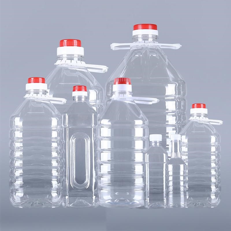 2.5L5dL10L/5斤10斤20斤透明PET食用塑料油瓶酒瓶油桶酒壶酒桶油