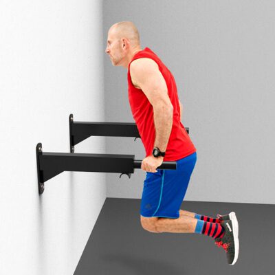 壁挂分体双杠臂屈伸支架胸肌肱三头肌曲臂把手双杆宽距窄距健身器