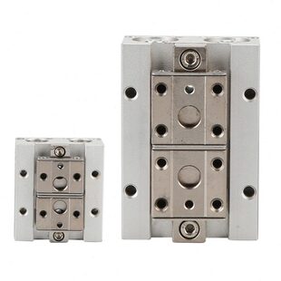 20D 导轨滑台气缸MHF2 D2薄型气爪HFD8