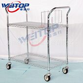 不锈钢物料台车厂家 台车 衡阳不锈钢周转车 线棒移动式