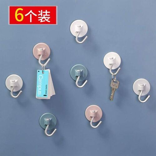 6 pack hooks hlanging household bathroom door hanging hook