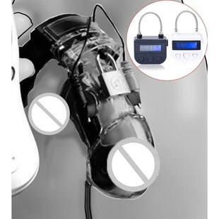 Electric Shock CB6000 Cock Cage Sex Ball Stretcher BDSM Time