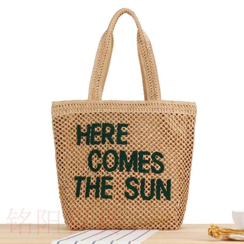 straaw baling new fashion business commuter shoulder bag女包
