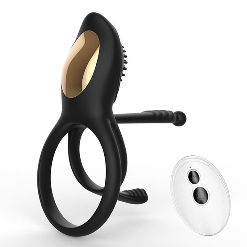 Penis Vibrator Ring Cock Prostate Massager Male Adult Sex To