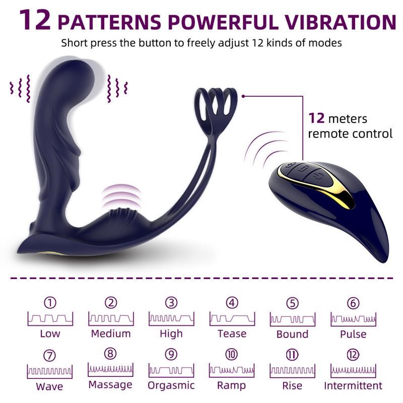 rechargeable prostate massager anal butt for men sex toys