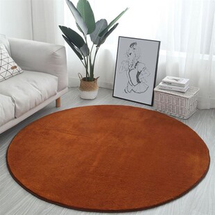 Round Bedroom CarUpet Circle for Shaggy Rug Area Fluffy Soft