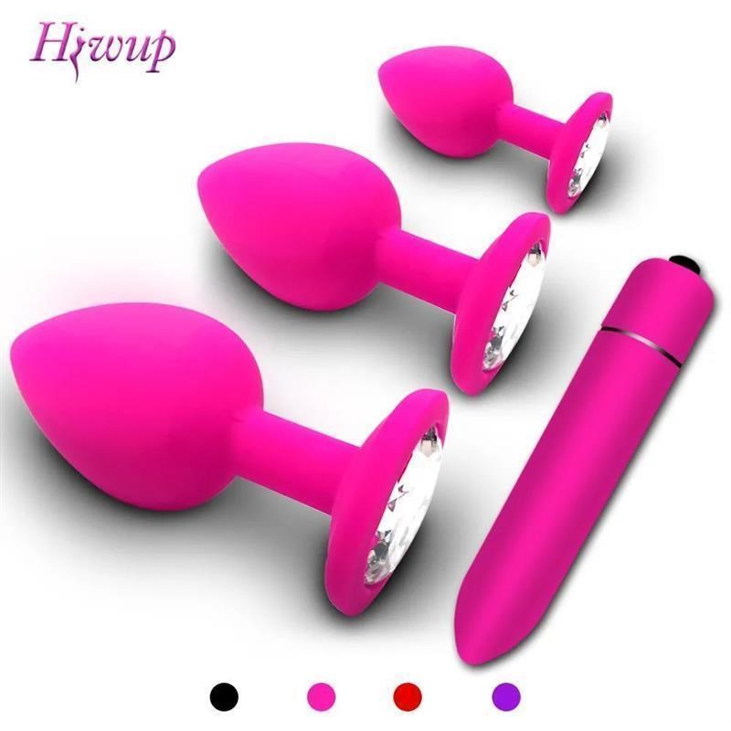 Soft Silicone Butt Anal Plug Prostate Massager Adult Anal Pl