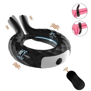 Vibrating Cock Ring Stronger Erection Sex Toys for Men Rings
