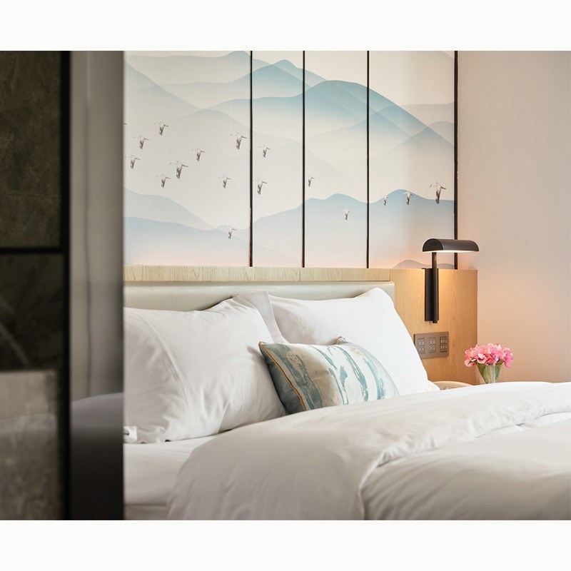 酒店家具标间全套宾馆床批量翻新样板间民宿客房酒店床厂家