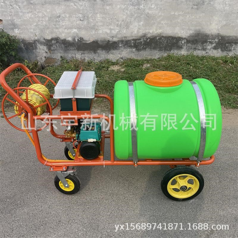 新款48v电动喷雾器农用消毒喷洒机手推式高压打药机