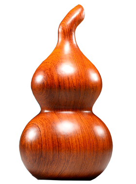 花梨木雕刻葫芦摆件木质木葫芦家居客厅办公室装饰工艺品乔迁送礼