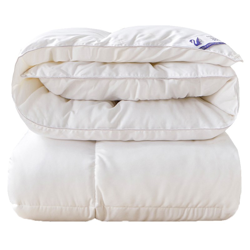 羽绒被95白鹅绒冬被加厚保暖春秋被子被芯鸭绒被单人宿舍棉被