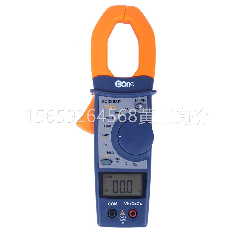 伊万厂家VC3268P小电流功率计数显相序测温真有效值钳形表