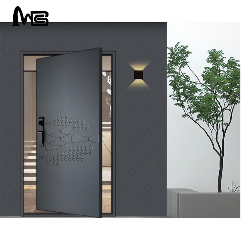 高端智能极简精雕门别墅入户大门自建房甲级装甲门防盗大门