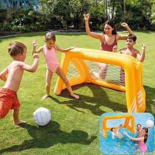 bestway大号充气草坪足球标靶玩具儿童冲气射门飞镖盘水上粘粘乐