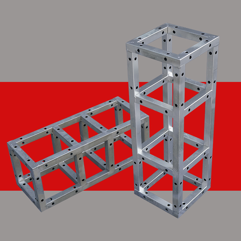 镀锌方管20小桁架婚庆舞台背景海报展示会架喷绘广告架成都厂家