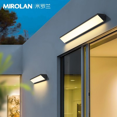 门头灯别墅庭院壁灯入户大门门前灯防水太阳能外S墙灯户外阳台壁