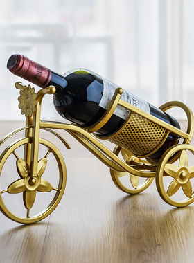 红酒酒架a摆件创意置物架客厅酒柜家用餐桌装饰品轻奢现代简约高