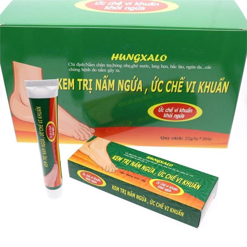 正宗越南草药药膏，皮肤抗菌，止痒，脚癣，杀毒真菌药膏，止痒外