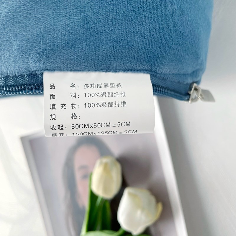 A类全婴儿绒抱枕被子两用二合一学生午睡午休车用车载靠垫被